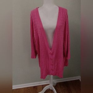 Lane Bryant Button Front Plus Size Sweater